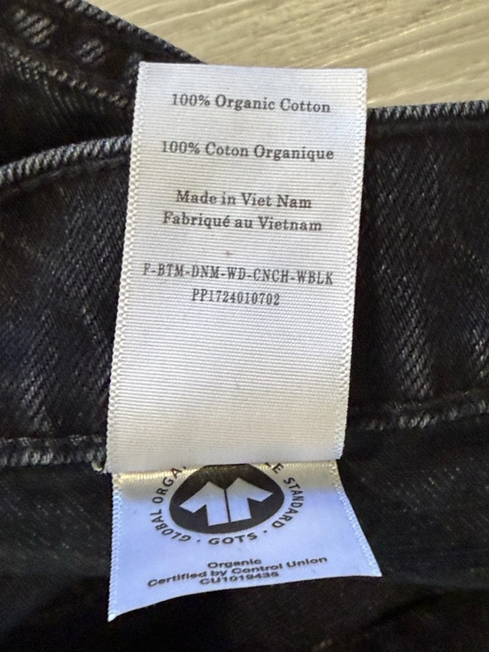 Everlane Jeans 27 Black The Way-High Gardener Cropped Wide Leg High Rise Organic - Picture 11 of 15